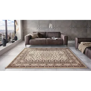 HANSE HOME Nouristan Orientalischer Kurzflor Teppich Parun Täbriz Ivory Beige, 80x150 cm