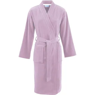 Unisex-Bademantel CARL ROSS "41110" Gr. M, rosa (rose quartz, sanftes weiß), M, Walkfrottier, Hausmäntel, Unisex-Bademantel, Midilänge