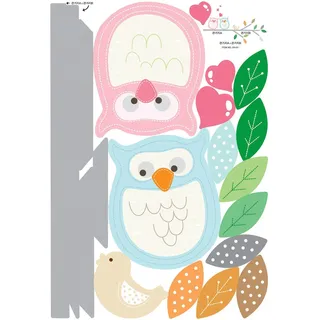 Ambiance Sticker Wandaufkleber-Dekorationsklebstoffe Mehrfarbige Schmetterlinge Wandtattoo für Baby, Kinderzimmer und Wohnzimmer - H70 x L50 cm