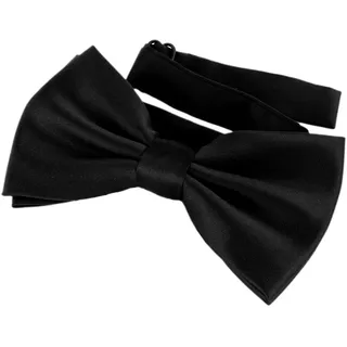 DonDon Fliege Schleife Schwarz bereits gebunden verstellbar