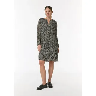 Comma, Minikleid Leo-Print Beige 42