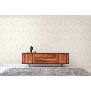 ascreation A.S. Création Vliestapete Steinoptik 0.53 m x 10.05 m weiß