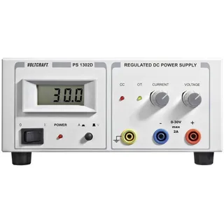 VOLTCRAFT PS-1302 D Labornetzgerät, einstellbar 0 - 30 0 - 2 A 60 W Anzahl Ausgänge 1 x
