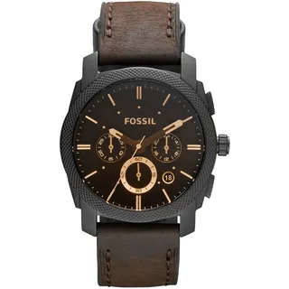 Fossil Machine Chronograph Leder 42 mm FS4656IE