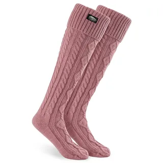 CityComfort Kniestrümpfe Damen Socken, Knee High Socks Women (Rosa)