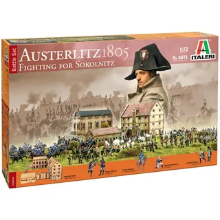 Italeri 6071 1:72 Battle-Set Austerlitz 1805 Sokolnitz - Modellbau, Bausatz, Standmodellbau, Basteln, Hobby, Kleben, Plastikbausatz, detailgetreu