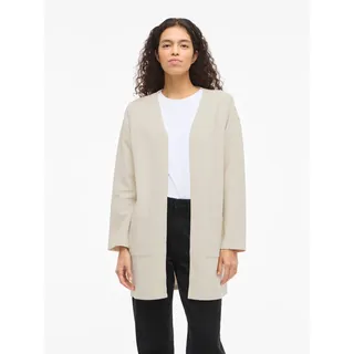 VILA Garden Long Strickjacke Beige M