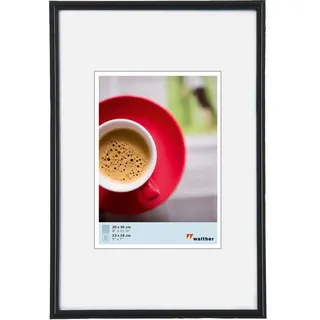 walther design Bilderrahmen modern schwarz 29,7x42 cm 2er Set