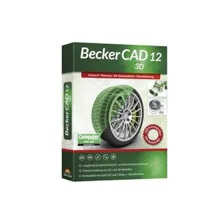 Markt & Technik 80861 BeckerCAD 12 3D Vollversion, 1 Lizenz Windows CAD-Software