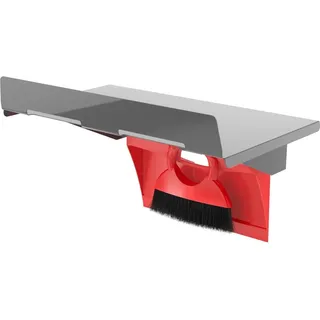 Hailo Universalablage 3271811 dunkelgrau mit Kehrset rot - Dunkelgrau, Rot