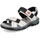 Damen Klassische Sandalen 68851, Frauen Sandalen,Freizeitschuhe,Sommerschuhe,offene Schuhe,Strandschuhe,Weiss (80),37 EU / 4 UK