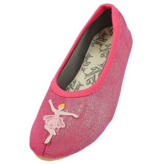 Beck Mädchen ballerina's Gymnastikschuhe, Pink, 26 EU