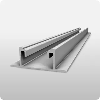 K2 Systems Montageschienen BasicRail 22 4,80 m