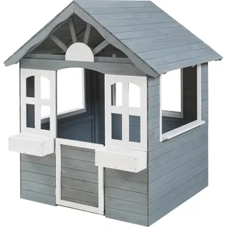 casa.pro Spielhaus Vesa Tannenholz Grau