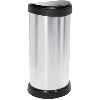 Curver Deco Bin 40 l Schwarz/Silber