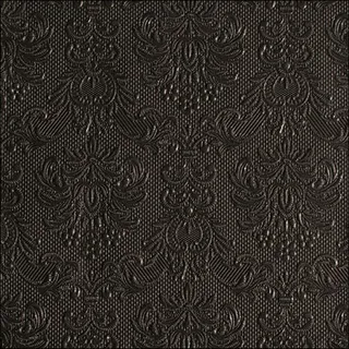 Ambiente Home Ambiente Servietten Lunch / Party 33x33cm Elegance Black Geprägt / embossed