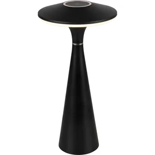 REALITY Leuchten LED Tischleuchte »TORREZ« LED-Board 1 Stk. warmweiß - kaltweiß in-Outdoor Akku Tischlampe mit USB-C, dimmbar, Lichtfarbe einstellbar, schwarz