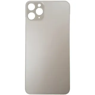 Smartex® Rückseite Glas Akkudeckel Ersatz kompatibel mit iPhone 11 Pro Max | Rückglas KEIN Logo (Weiß)