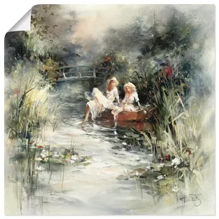 Artland Wandbild »Frühlingsschein« Frau 1 Stk. tlg. als Leinwandbild, Poster in verschied. Größen, beige