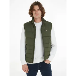 Tommy Jeans Steppweste »TJM LIGHT DOWN VEST«, mit Logostickerei, grün