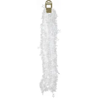 Weihnachtsgirlande Stern Weiß 270 cm
