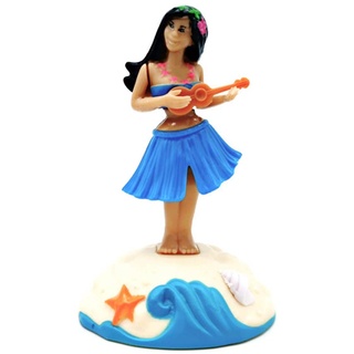 Uposao Tanzende Solarfigur Hula Girl,Solar Wackel Figur,Hawaii Mädchen Figur Auto-Armaturenbrett Ornamente Puppe Auto Solarbetriebenes Spielzeug Dekor Für Die Fensterbank, Auto, Büro, Schreibtisch