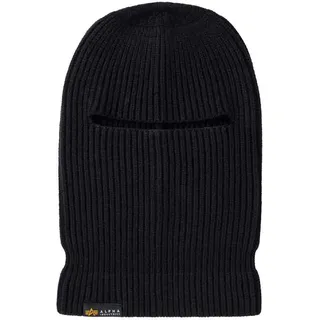 Alpha Industries Label Balaclava Schwarz