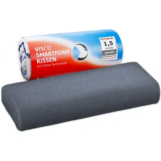 Ergonomisches Nacken-Kissen 40x80 HADAR QuickDry, Höhenverstellbar, Hochwertiger Memory-Foam, Schnelltrocknender thermoregulierender Bezug, Für Seitenschläfer & Rückenschläfer, Passt in 40x80