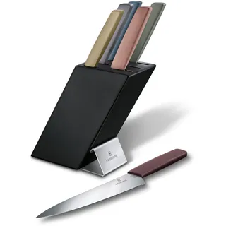 Victorinox Swiss Modern Messerblock 6-tlg. mehrfarbig