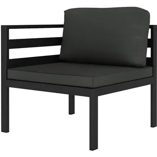 vidaXL Modular-Sofa-Eckteil Loungesofa anthrazit