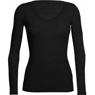 Icebreaker Siren Sweetheart Merino Langarm-baselayer Schwarz XL