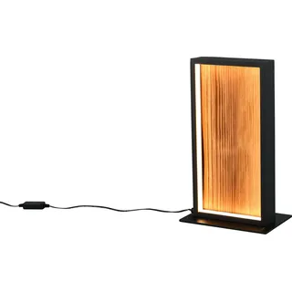 TRIO-Leuchten Tischleuchte KALEA BHT 18x30.30x12 cm braun Tischlampe - Braun