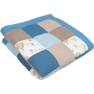 ULLENBOOM personalisierbare Krabbeldecke für Baby 140x140 cm - Dick & weich | Perfekt als Geschenk, Außenmaterial: 100% Baumwolle, OEKO-TEX zertifiziert, Made in EU, Schadstoffgeprüft, waschbar