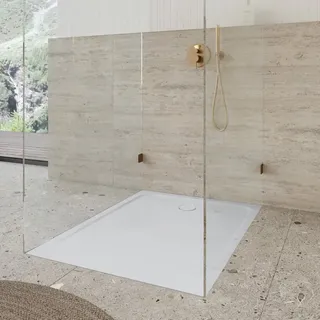 Kaldewei CAYONOPLAN 2255-5, Duschwanne mit Wannenträger extraflach, 100x75cm, 361547980711, Farbe: Alpinweiß Matt