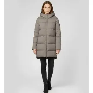 ECOALF für Damen. MCWGAJKMARAN0987W25-357 Brauner Marangu-Mantel (XS), Lässig, Recyceltes Polyester, Nachhaltig