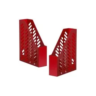 2 HAN Stehsammler Klassik 1600-17 rot Kunststoff, DIN A4