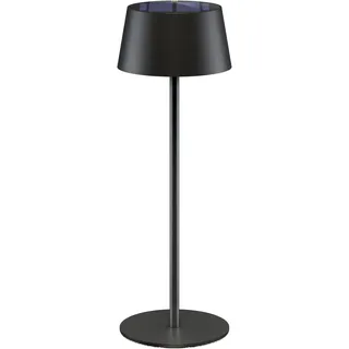 goobay Kabellose LED-Tischleuchte Solar, aufladbar, dimmbar, 32cm, schwarz