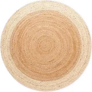 HANSE HOME Teppich, »Jutta Juteteppich« rund 9 mm Höhe 100% Jutefaser, Natur, Wohnzimmer, Esszimmer, Flur, Boho, Skandi, beige