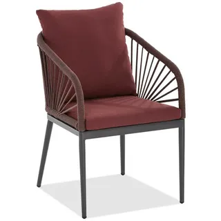 Niehoff Pino Gartensessel 56 x 63 x 87 cm rot
