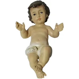 Jesus 'Kind Krippe Länge. 20 cm Figur Jesuskind B. 11,5 cm
