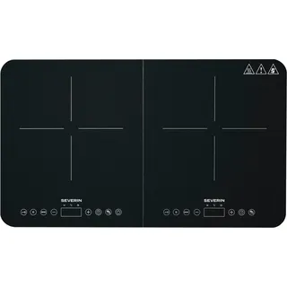 Severin Doppel-Induktionskochplatte DK 1027 schwarz, - Schwarz