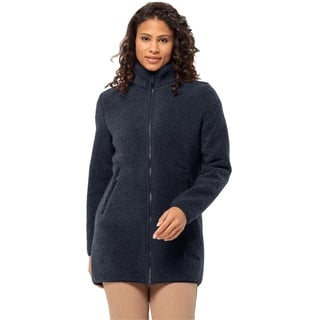 Jack Wolfskin High Curl Coat W Fleece-Jacke , night blue, L