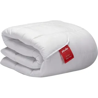 PIKOLIN Bettdecke 155 x 220 cm. Dicke Winter-Steppdecke mit 400g Aloe Vera Faserfüllung, Hautfreundlich und Atmungsaktiv, Für Sensible Haut, Extra Warm, Hypoallergen