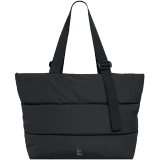 GOT BAG Puffer Tote Bag black monochrome