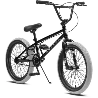 AVASTA Rubato 18 20 Zoll Freestyle BMX Kinderfahrrad für Anfänger ab 5 Jahren, Mehrfarbig
