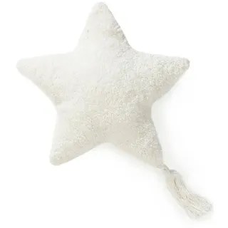 Lytte Kissen Stars Cream 45x45 cm , Creme , Textil , Freiform , 45x45 cm , Babymöbel & Kindermöbel, Babyzimmer, Kinderzimmer Deko