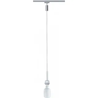 Paulmann URail Schienensystem DecoSystems Sparlampe Pendel Blanko 1x9W GU10 230V Metall Chrom matt - Silber