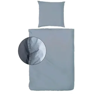 Primera Stone Washed blau 155 x 220 cm + 80 x 80 cm