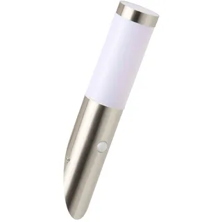 Brilliant Außenwandleuchte Edelstahl 40,0 cm inkl. Bewegungsmelder silber