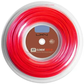 Luxilon Element IR Soft (Haltbarkeit+Armschonung) neonrot 200m Rolle